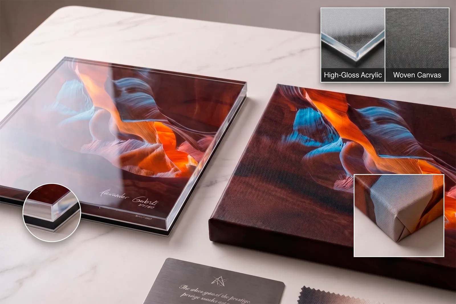 Acrylic vs Canvas Fine Art Prints buyer's guide