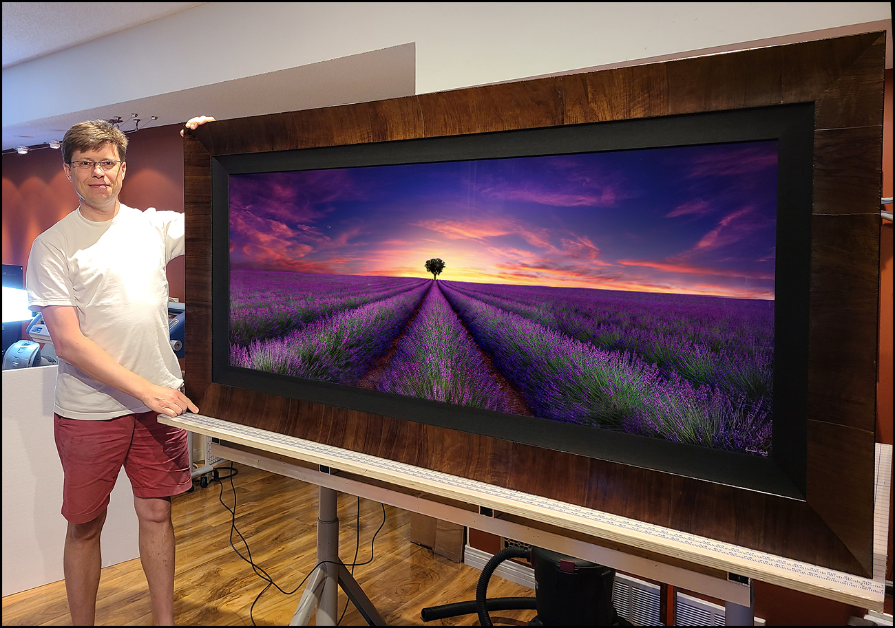 Triptych photography wall art — large format acrylic print by Alex Gubski